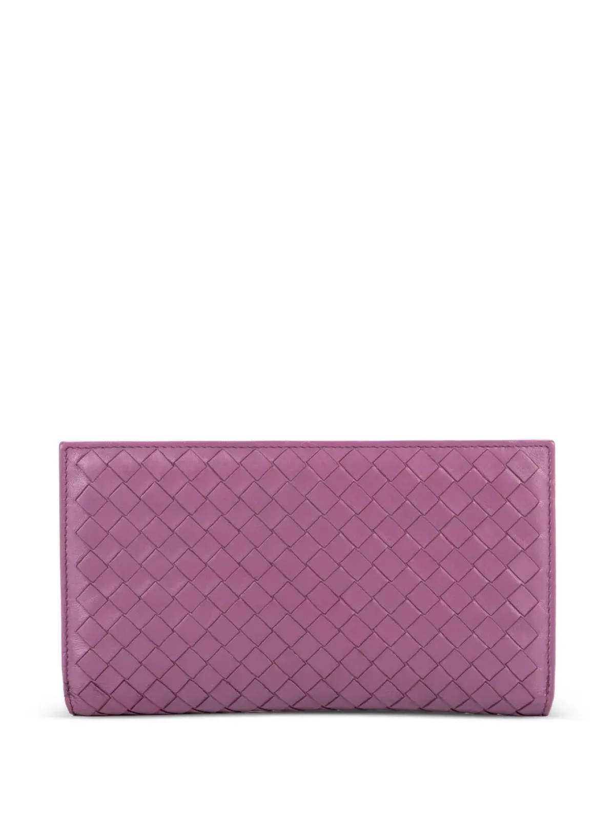 Bottega Veneta イントレチャート織り財布 パープル - 画像2