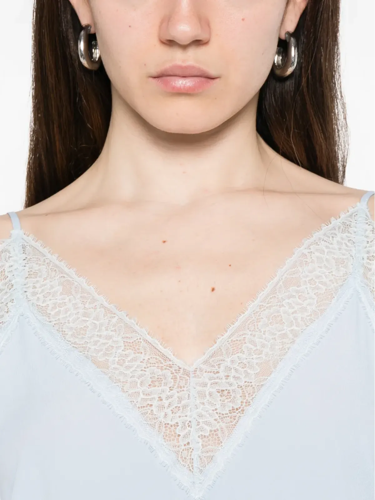 Marella Padino レース Vネック トップ - 画像5