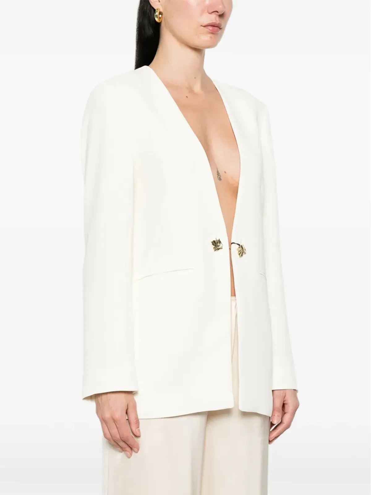 Marella テフィッジ エンベリッシュド ブレザー - 画像3