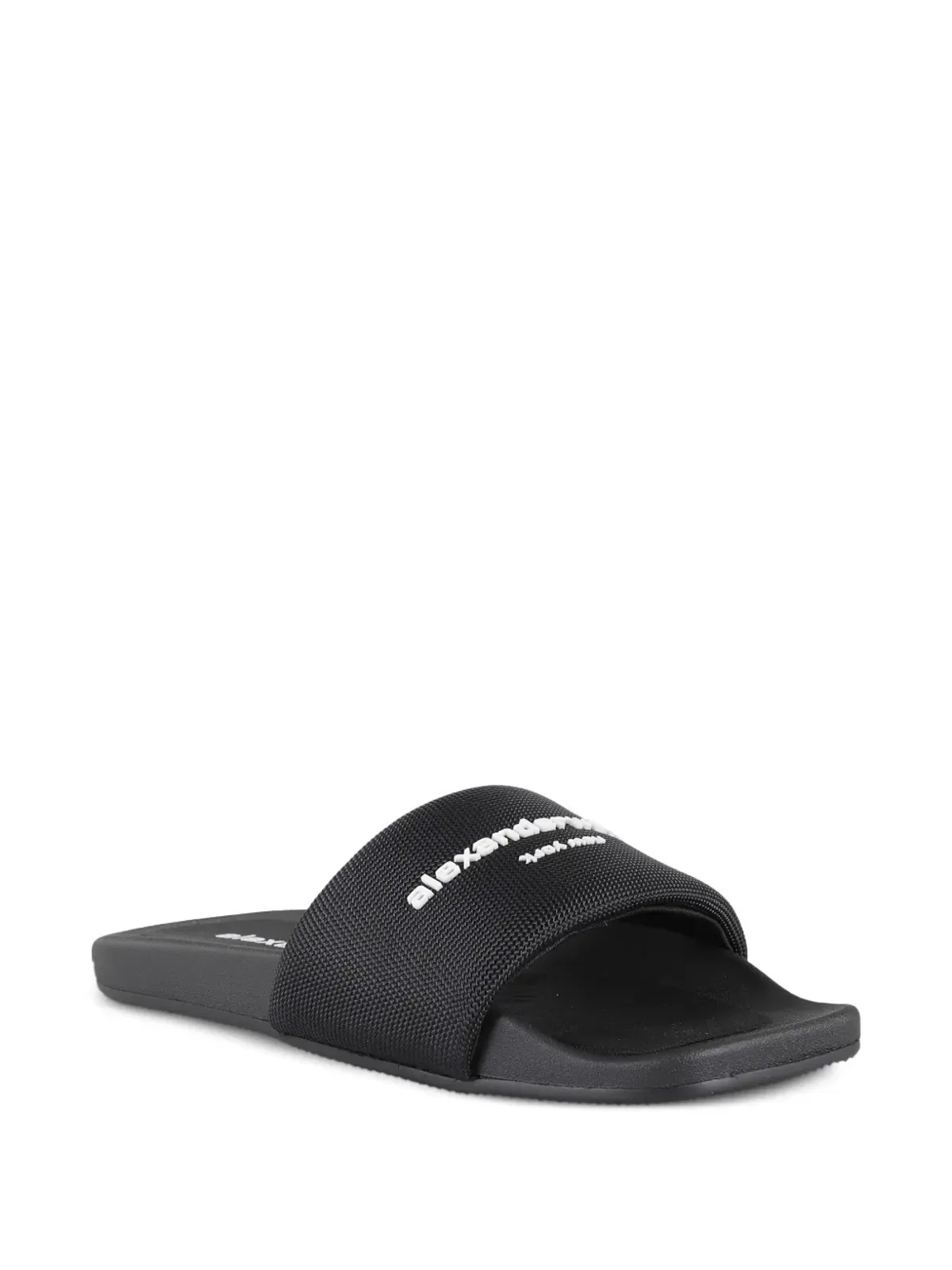 Alexander Wang ロゴエンボス プールサンダル - 画像2