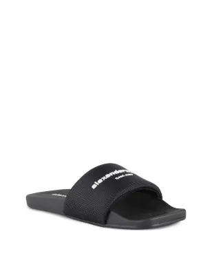 Alexander Wang ロゴエンボス プールサンダル - サムネイル2