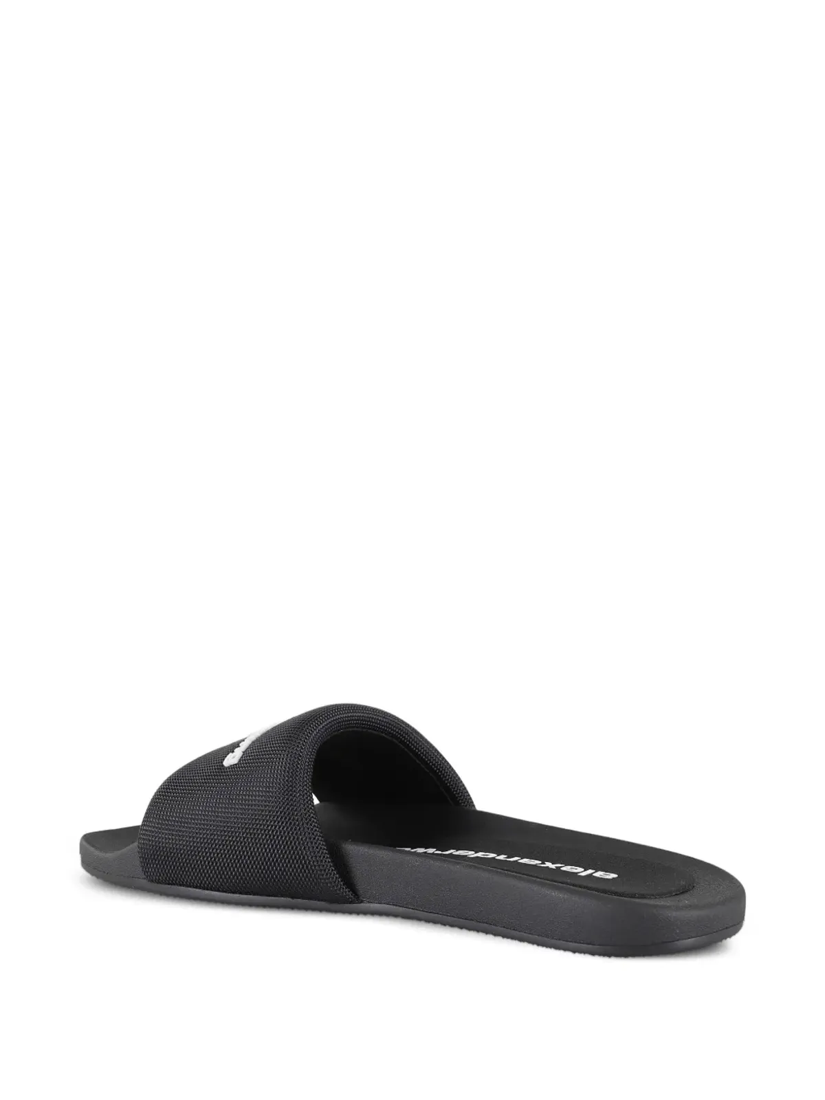 Alexander Wang ロゴエンボス プールサンダル - 画像3