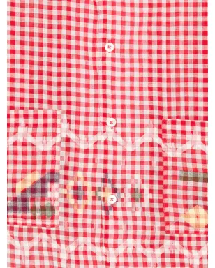 Baziszt チェック柄刺繍シャツ - サムネイル3