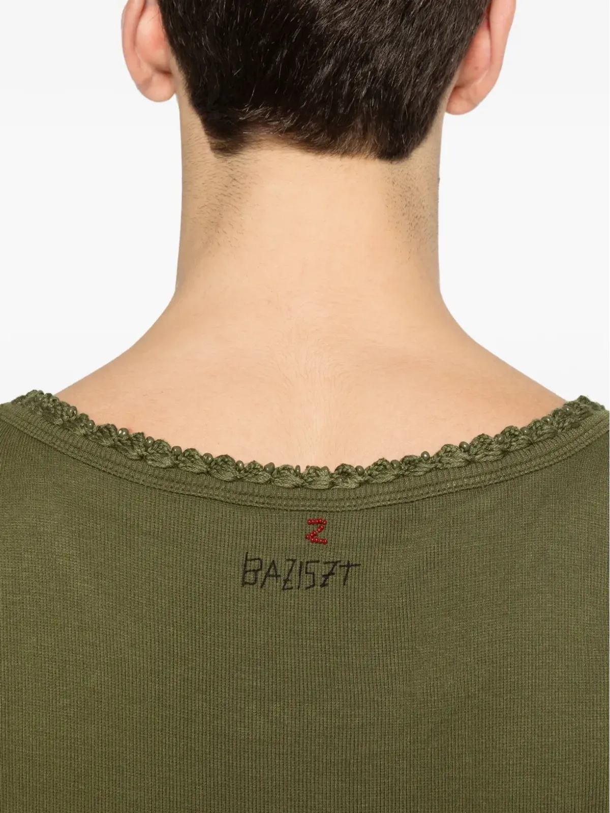 Baziszt ラウンドネック ノースリーブ タンクトップ - 画像5