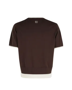 Semicouture Leya T-shirt - Brown - サムネイル2