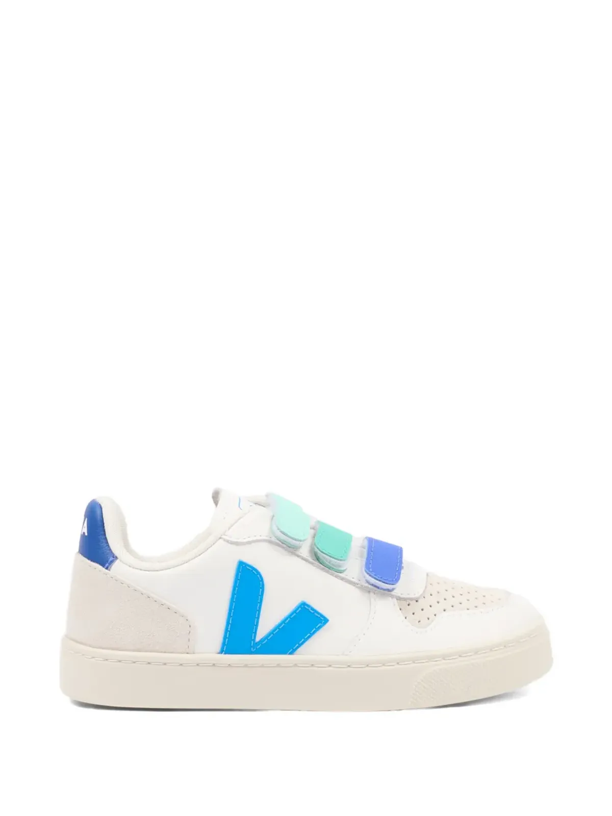 VEJA Kids hook loop sneakers - White - 画像2