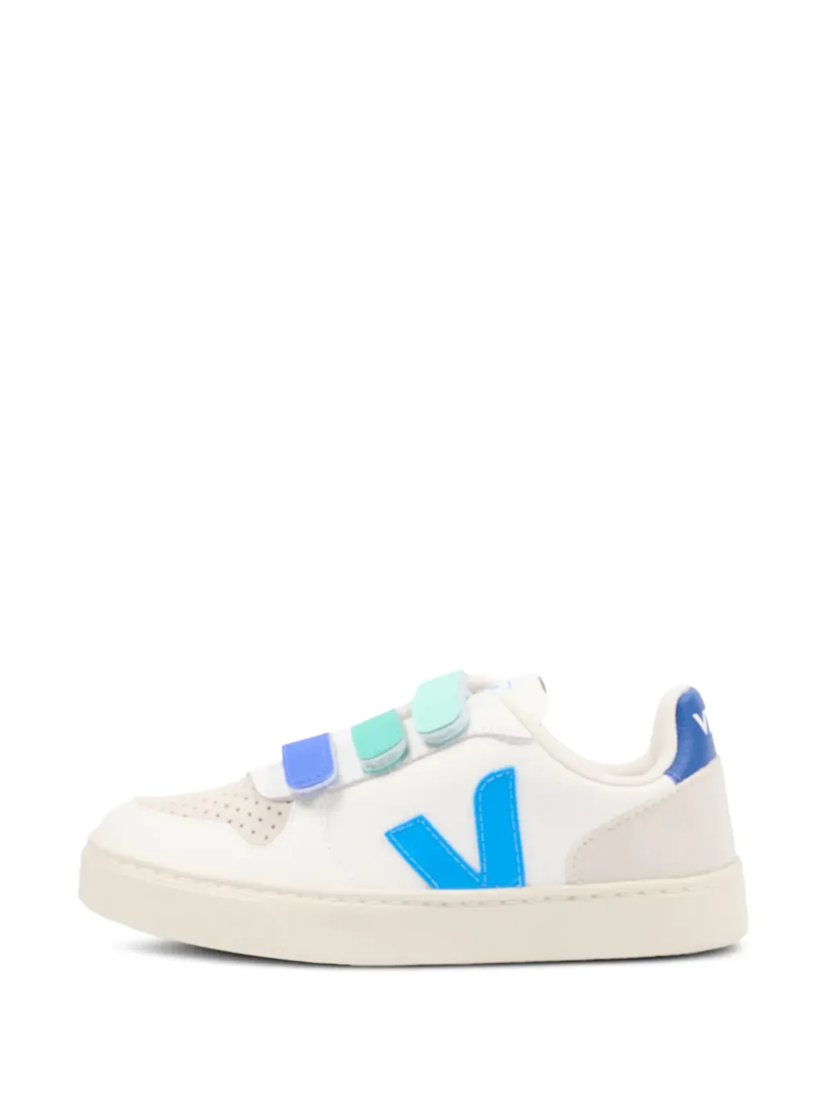 VEJA Kids hook loop sneakers - White - 画像3
