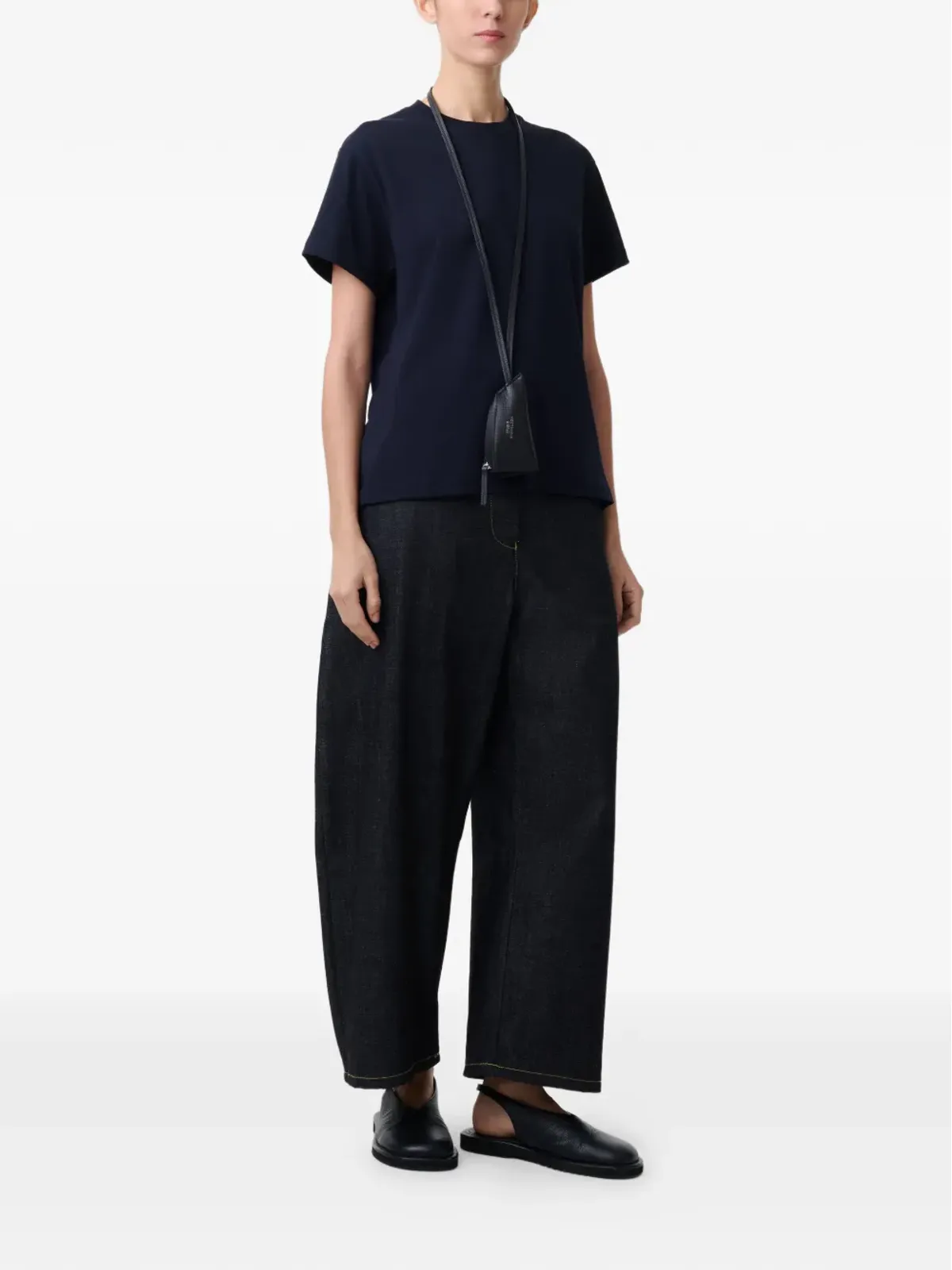 Studio Nicholson クルーネック ロゴTシャツ - 画像3