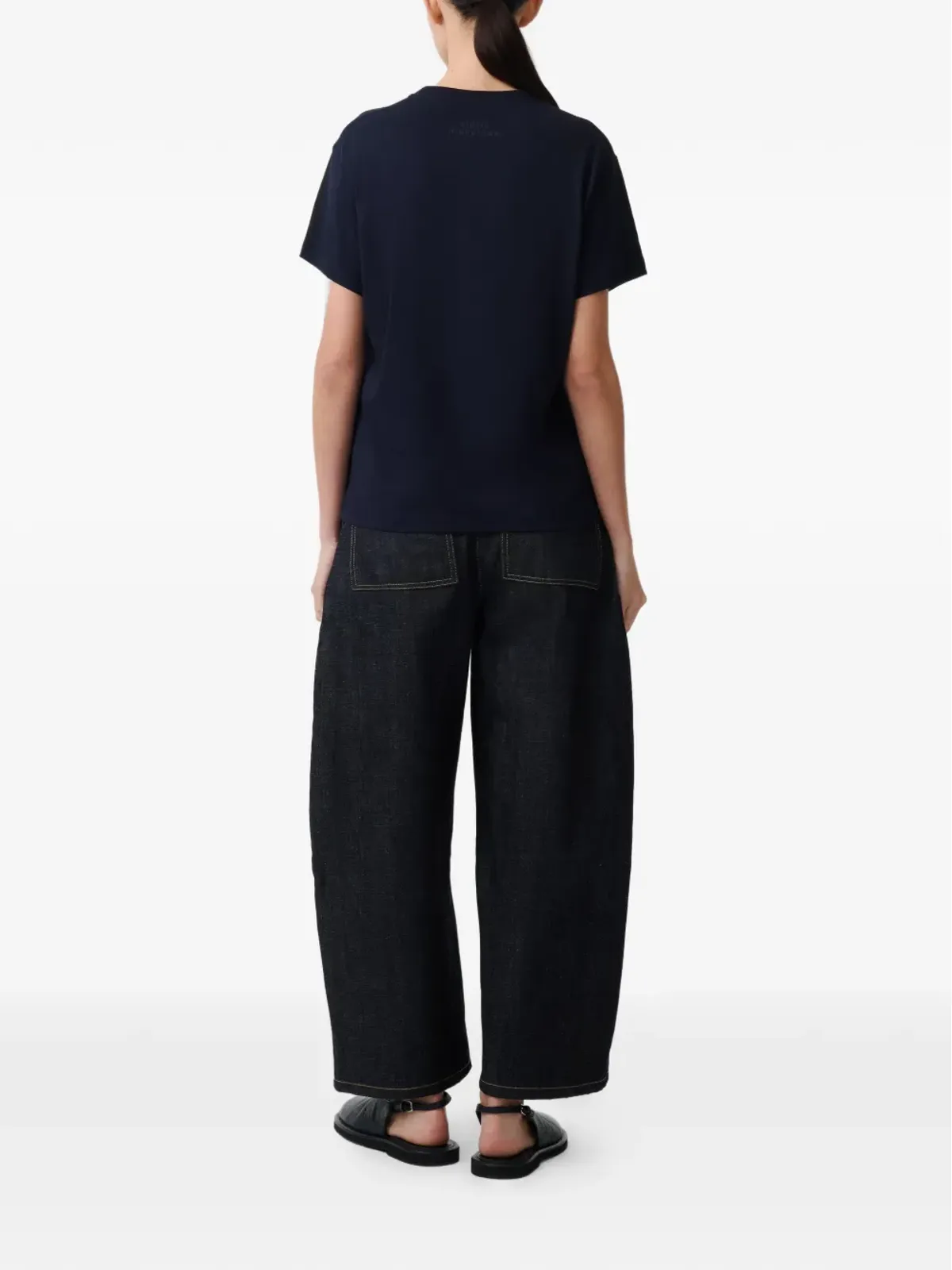 Studio Nicholson クルーネック ロゴTシャツ - 画像4