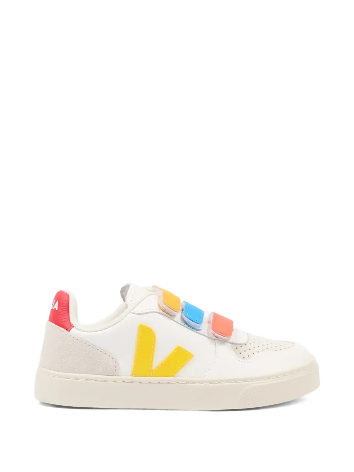 VEJA Kids low-top strap sneakers - White - 画像2