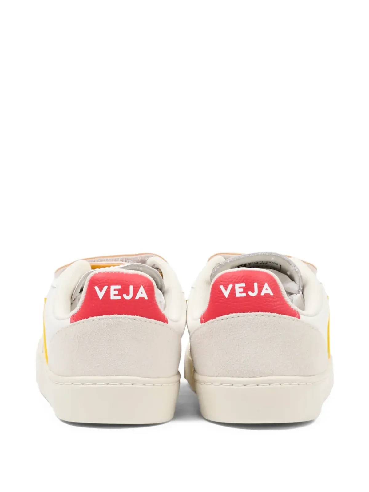 VEJA Kids low-top strap sneakers - White - 画像4