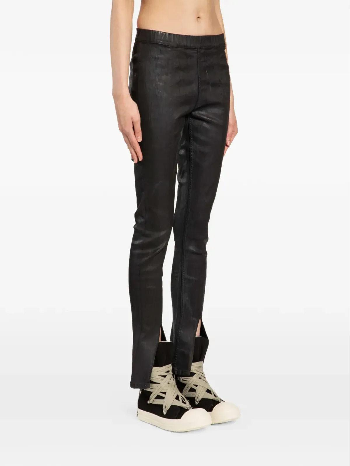 Rick Owens DRKSHDW スリットフロントレギンス - 画像2