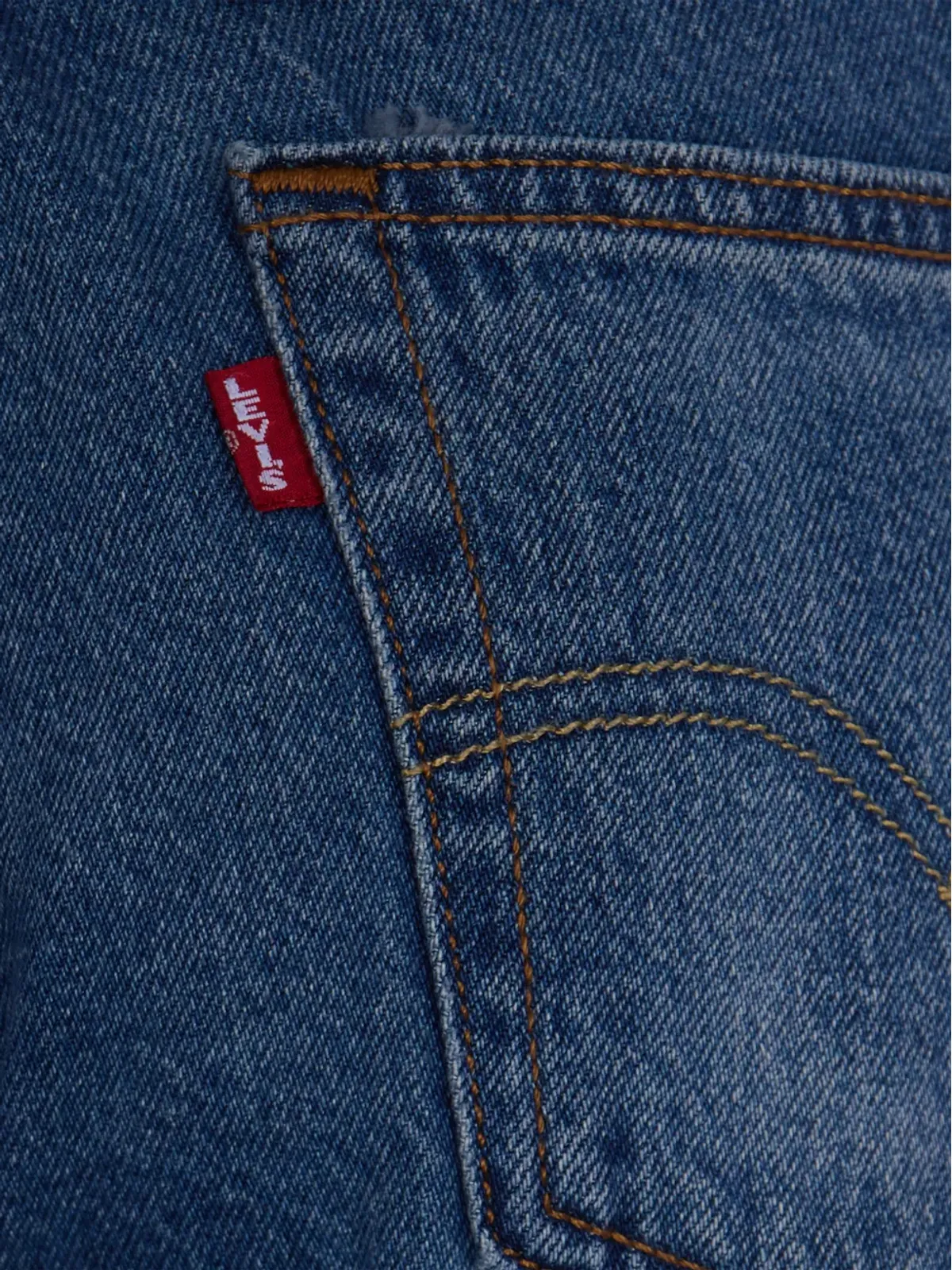 Levi's ベルトループ付きストレートジーンズ - 画像3