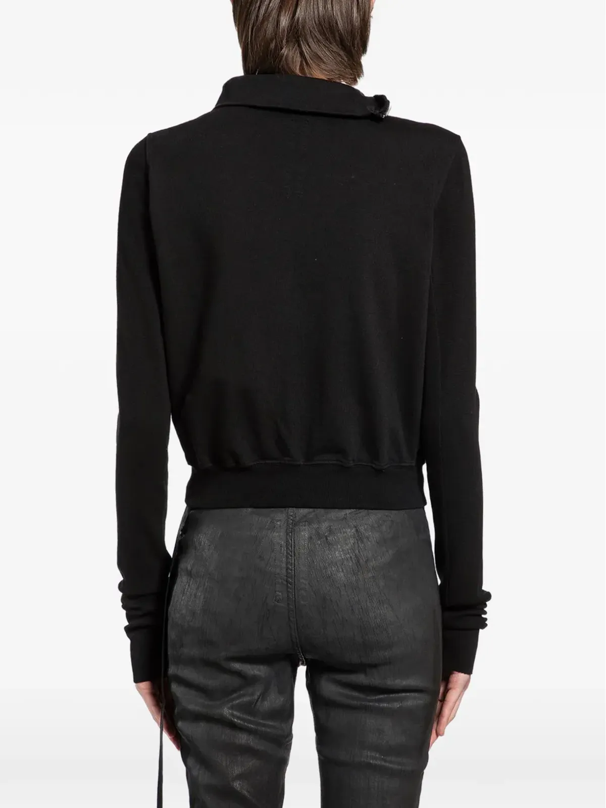 Rick Owens DRKSHDW アシンメトリックジップマウンテンセーター - 画像3