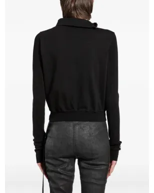 Rick Owens DRKSHDW アシンメトリックジップマウンテンセーター - サムネイル3