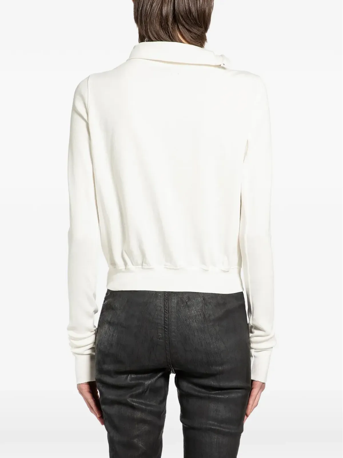 Rick Owens DRKSHDW マウンテンジップセーター（ホワイト） - 画像3