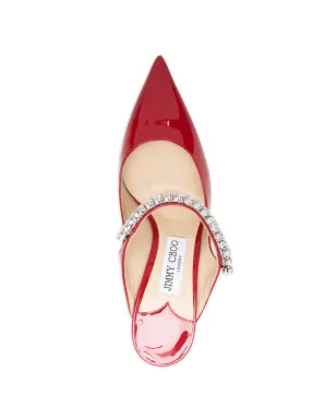 Jimmy Choo Bing crystal-embellishment mules - Red - サムネイル4