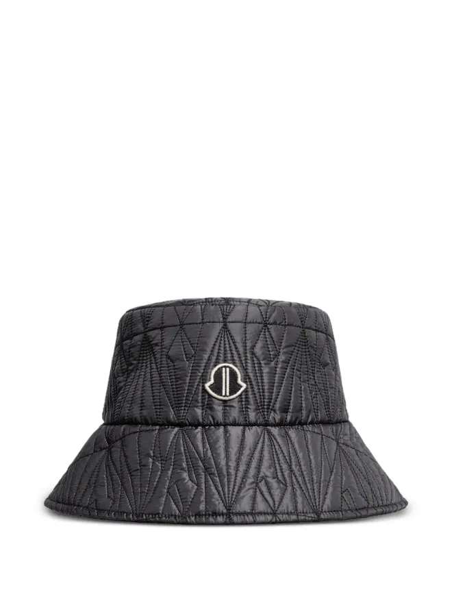 Moncler + Rick Owens Moncler + Rick Owens ロゴパッチ バケットハットの商品画像