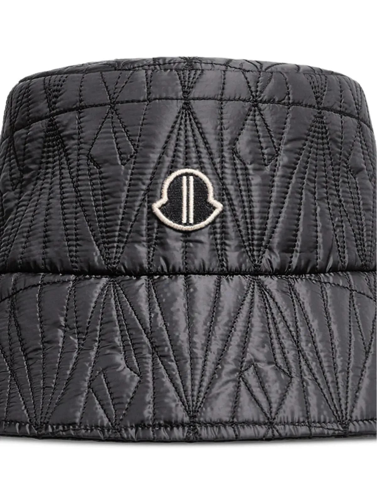 Moncler + Rick Owens ロゴパッチ バケットハット - 画像2