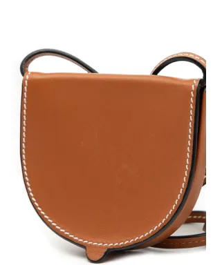 Loewe ビンテージ カーフスキン ヒール ポーチ クロスボディ バッグ ブラウン - サムネイル2