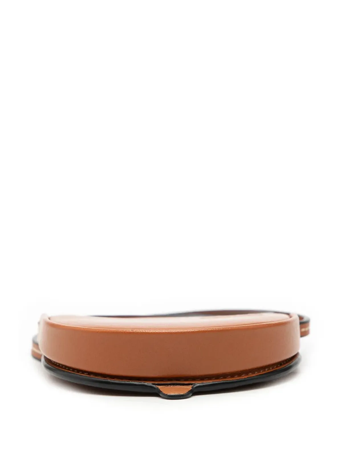 Loewe ビンテージ カーフスキン ヒール ポーチ クロスボディ バッグ ブラウン - 画像3