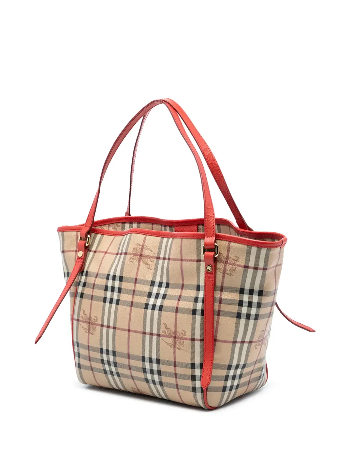 Burberry Pre-Owned Haymarketチェック コーティッドキャンバス Salisbury トートバッグ - Brown - 画像3