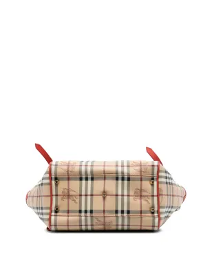 Burberry Pre-Owned Haymarketチェック コーティッドキャンバス Salisbury トートバッグ - Brown - サムネイル4