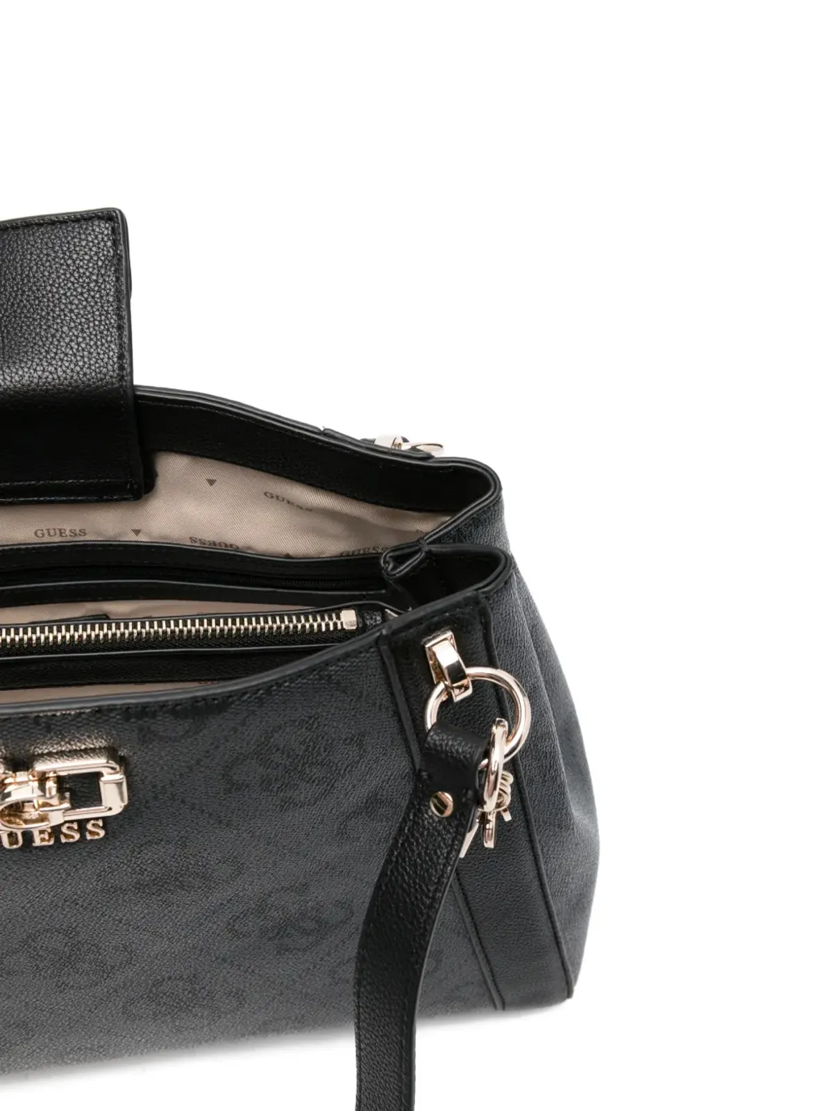 GUESS USA Karnilla ロゴチャーム トートバッグ - 画像4