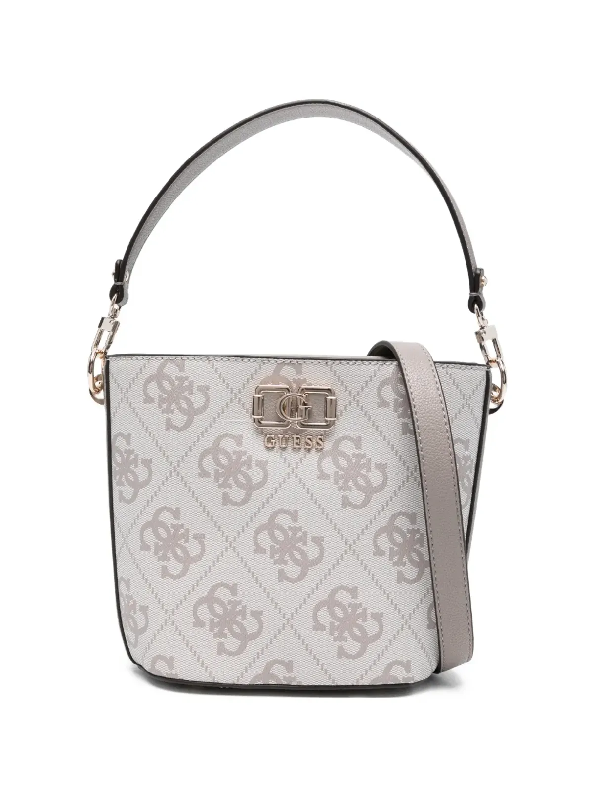 GUESS USA Karnillaパターンのトップハンドルトートバッグ - 画像1