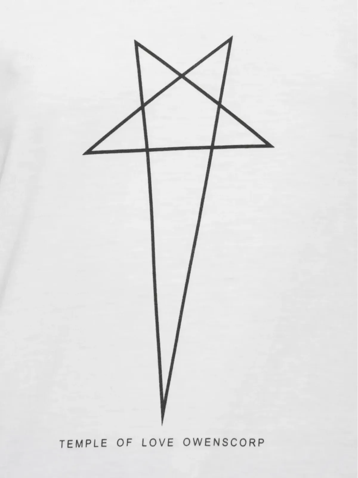 Rick Owens DRKSHDW スモールレベル グラフィック 半袖Tシャツ - 画像5