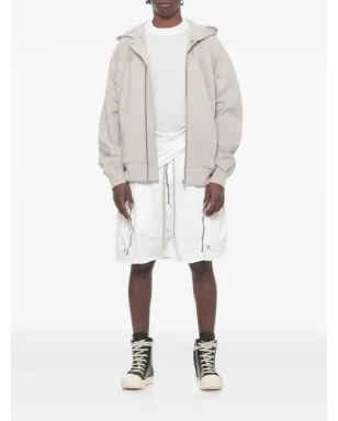 Rick Owens DRKSHDW ドローストリングジップショーツ ホワイト - サムネイル2