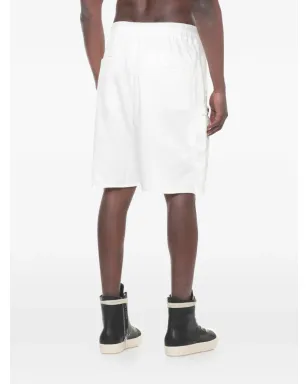 Rick Owens DRKSHDW ドローストリングジップショーツ ホワイト - サムネイル4