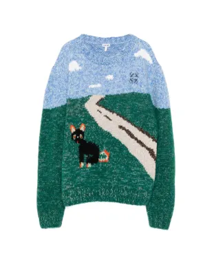 LOEWE x Louis Wain ランドスケープ・インターシャ セーター - サムネイル1