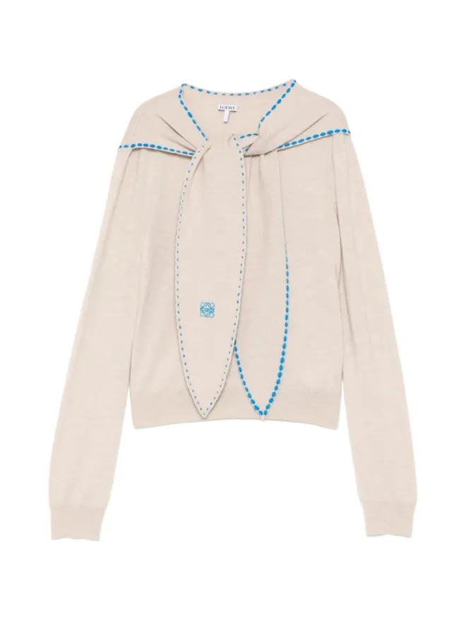 LOEWE LOEWE スカーフニットトップの商品画像