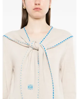 LOEWE スカーフニットトップ - サムネイル4
