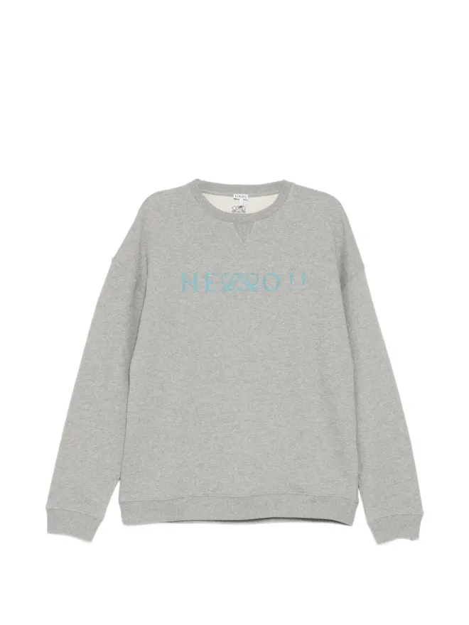 LOEWE LOEWE ロゴプリント スウェットシャツの商品画像