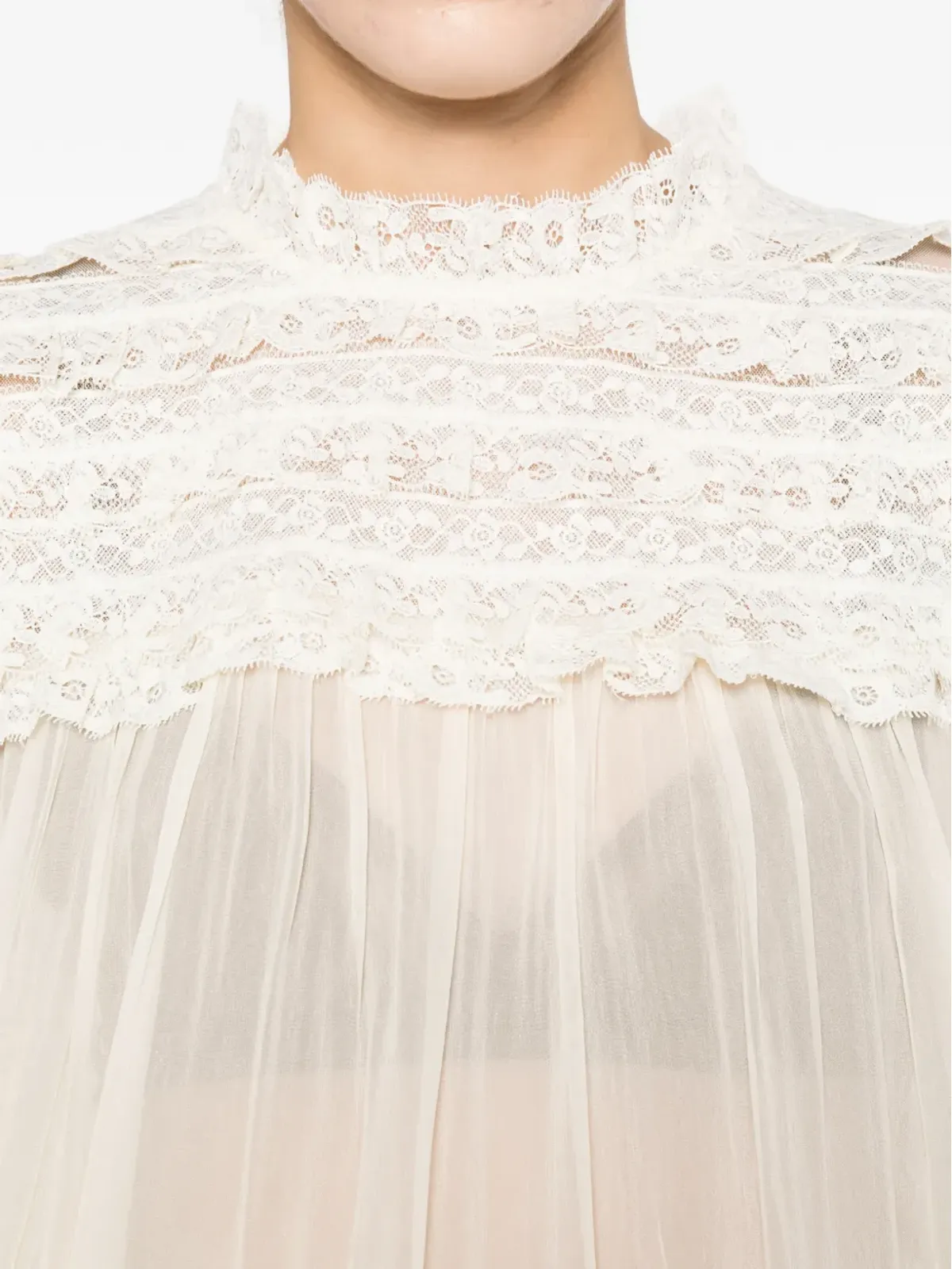 Sea Ayda embroidered blouse - Neutrals - 画像5