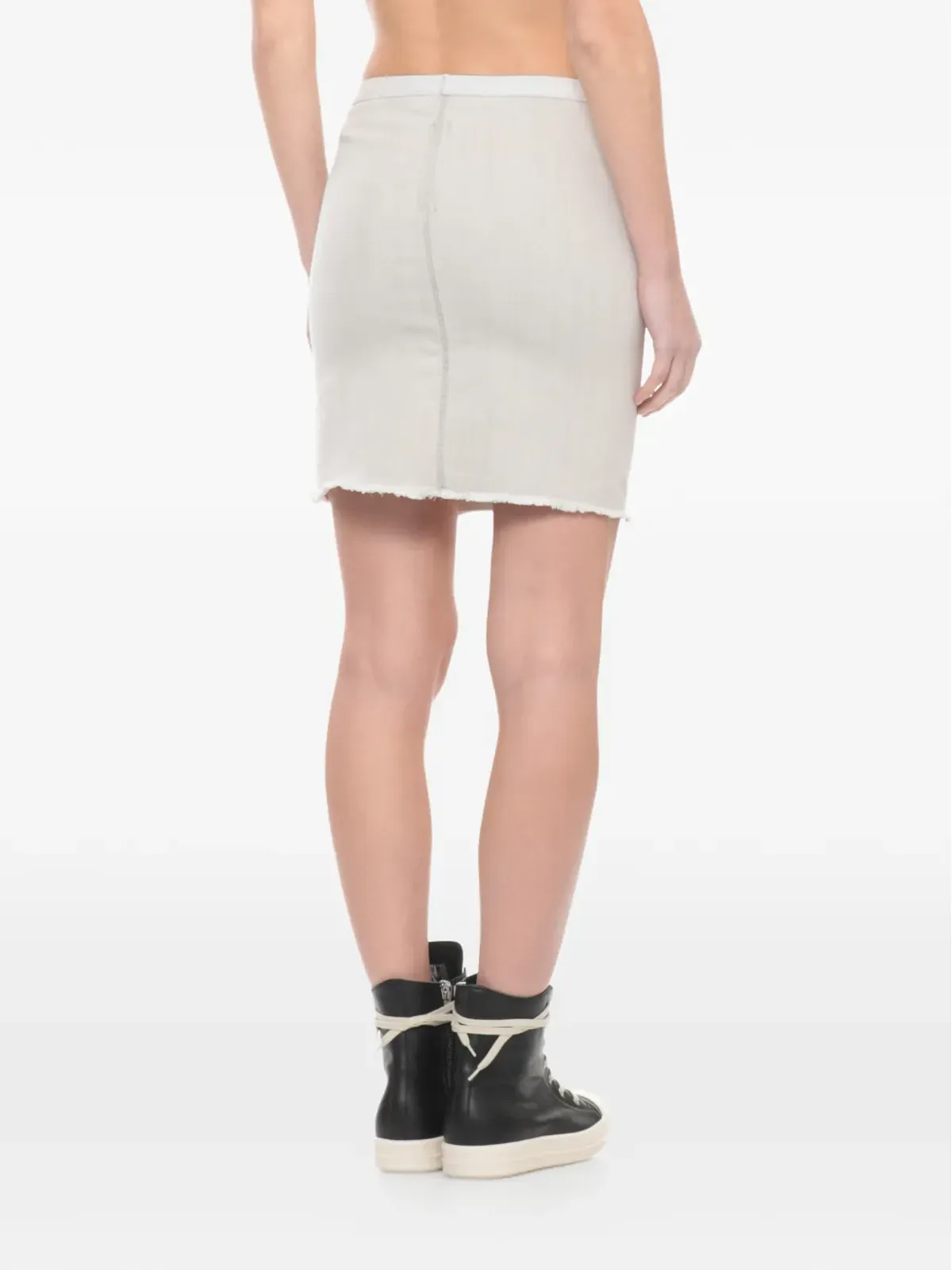 Rick Owens DRKSHDW Sacred raw-hem ミニスカート - 画像4