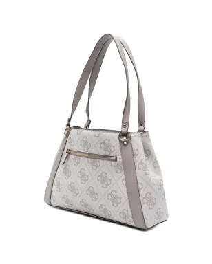 GUESS USA Karnilla monogram-pattern leather tote bag - Grey - サムネイル2