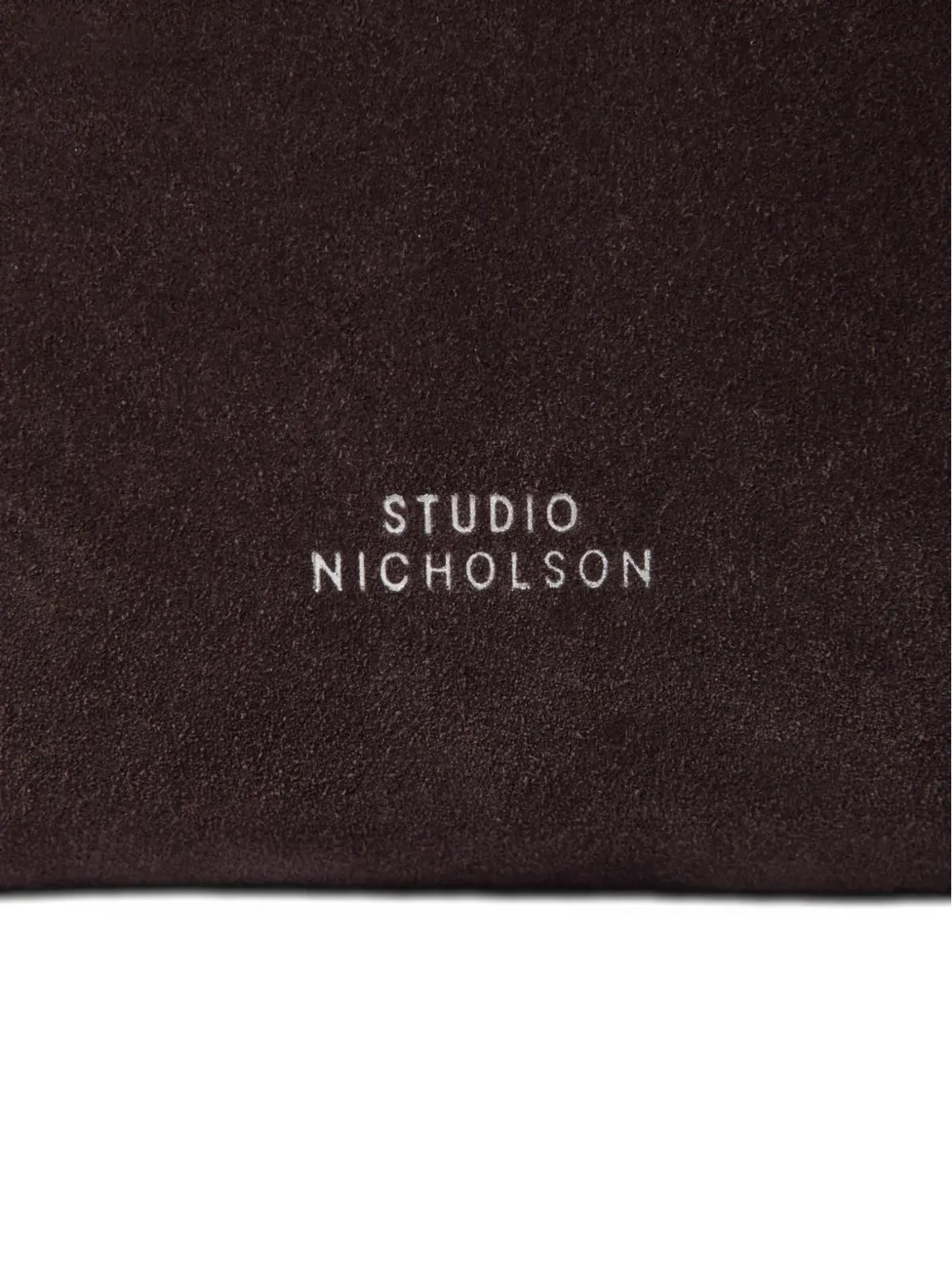 Studio Nicholson ホーボータイプ1 スエード トートバッグ - 画像5