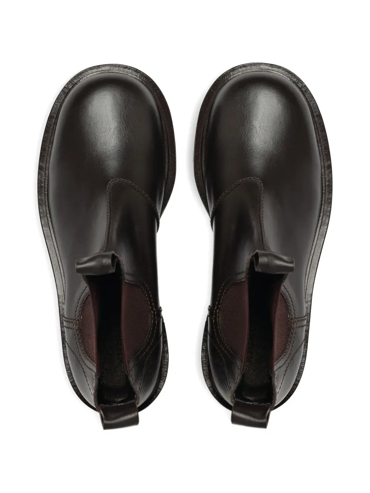 Studio Nicholson Kick leather boots - Brown - 画像3