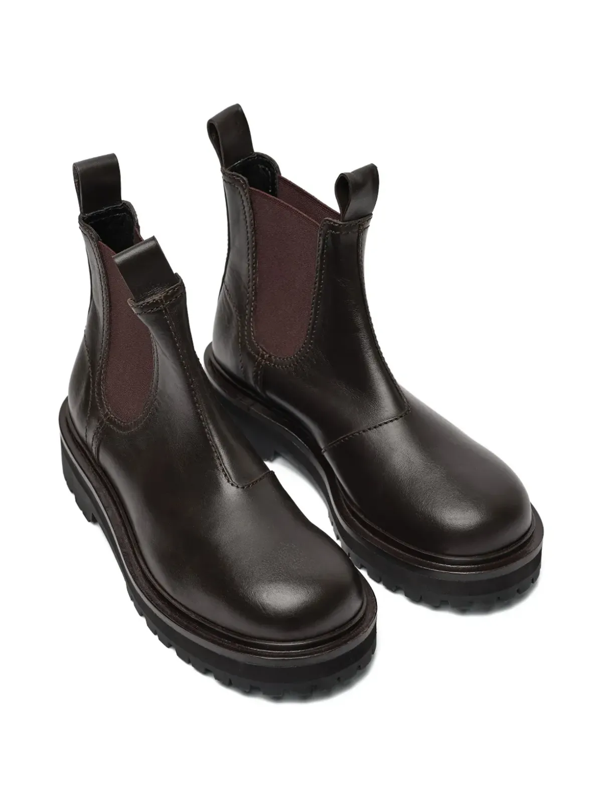 Studio Nicholson Kick leather boots - Brown - 画像4