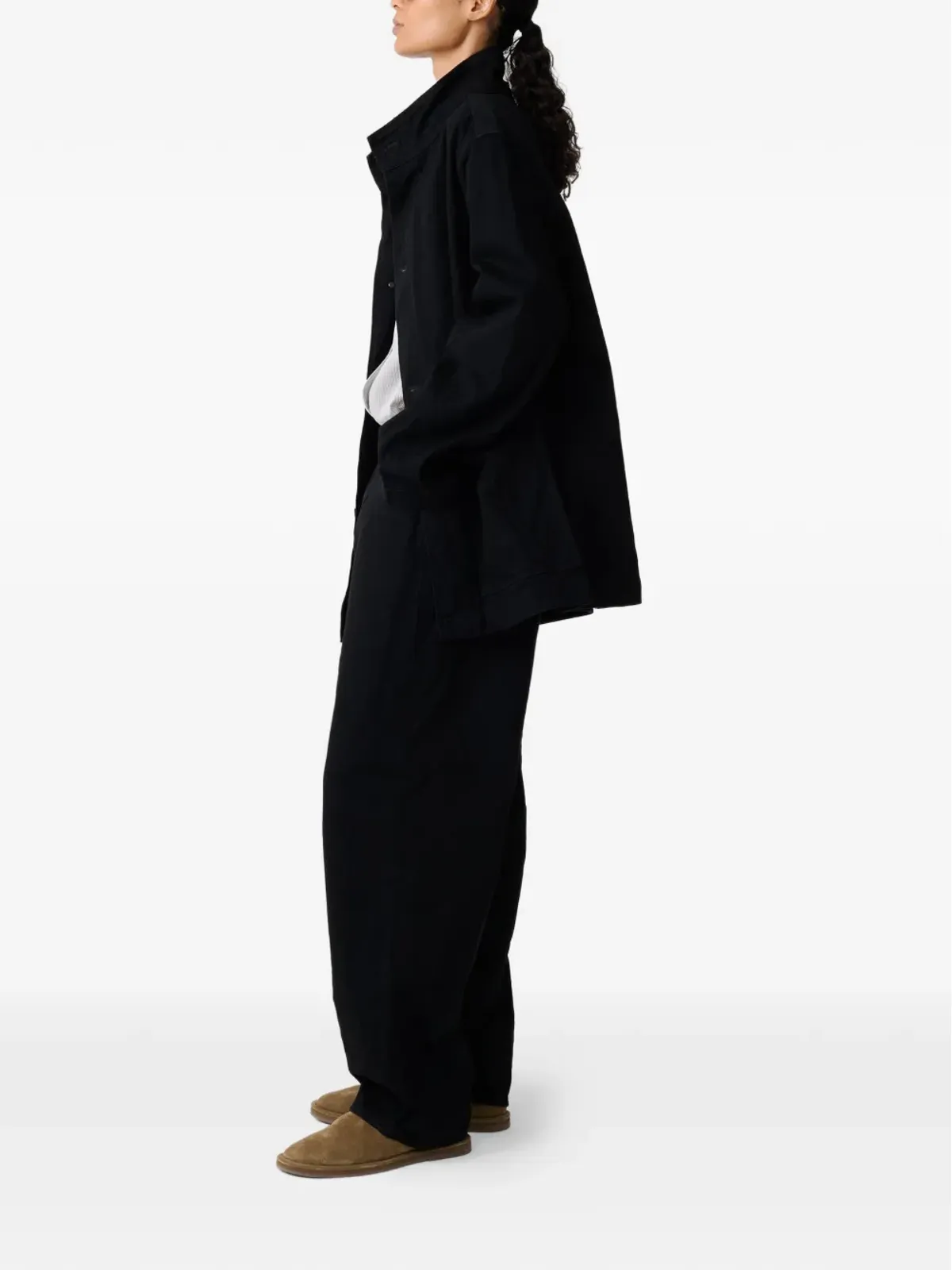 Studio Nicholson District Crinkle パッチポケットジャケット - 画像4