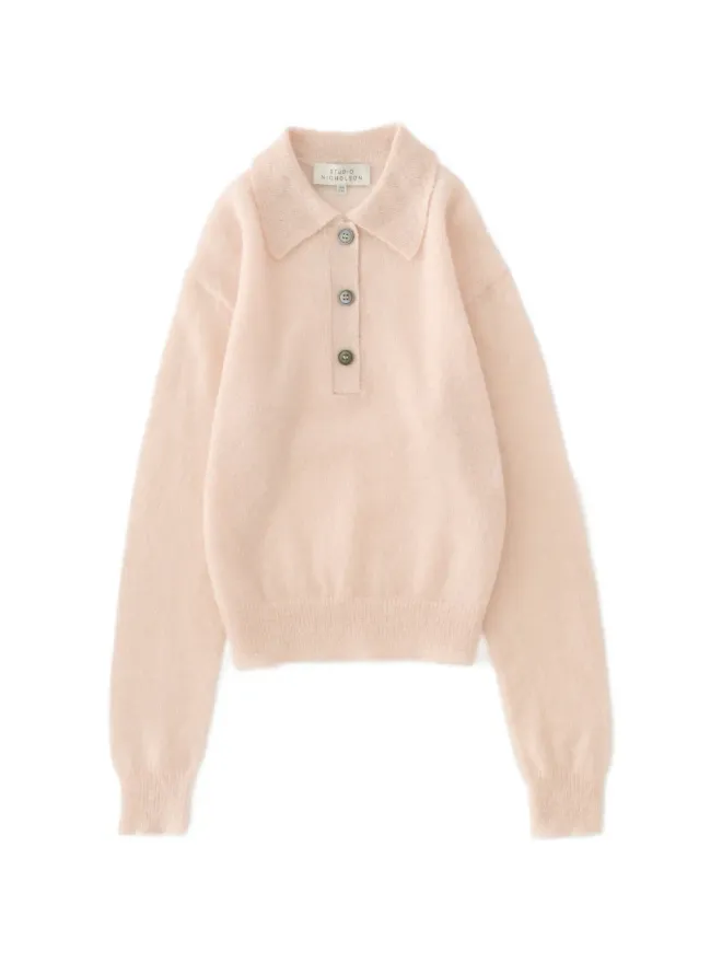 Studio Nicholson Studio Nicholson チェサピーク ロングスリーブ ポロトップの商品画像