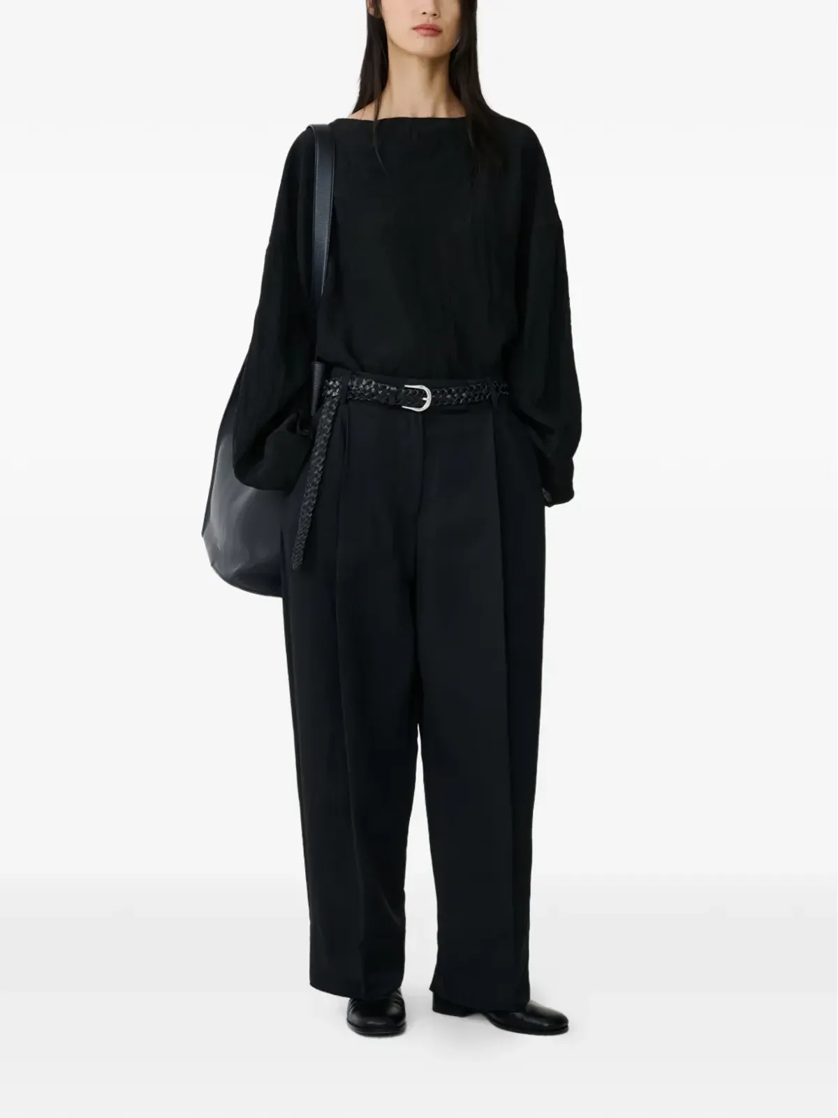 Studio Nicholson クラッシュ加工 ロングスリーブトップ - 画像2