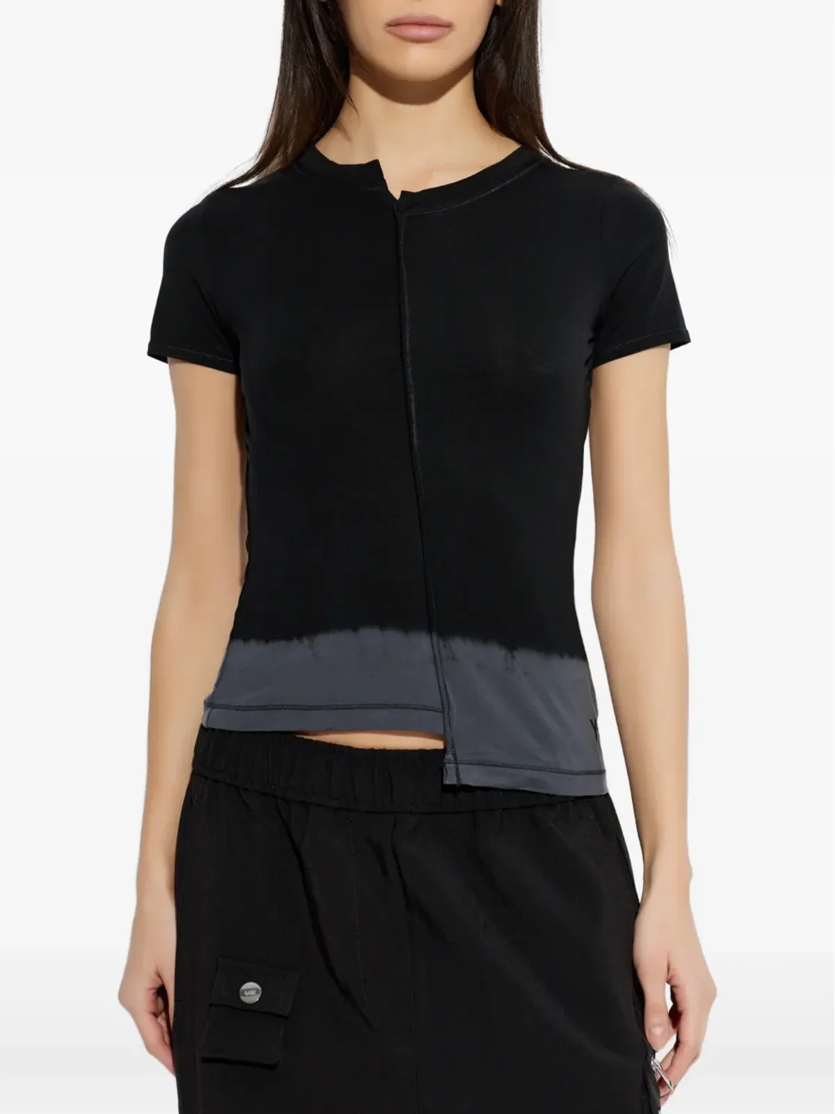 Y-3 ディップ染めパネル入りTシャツ - 画像3