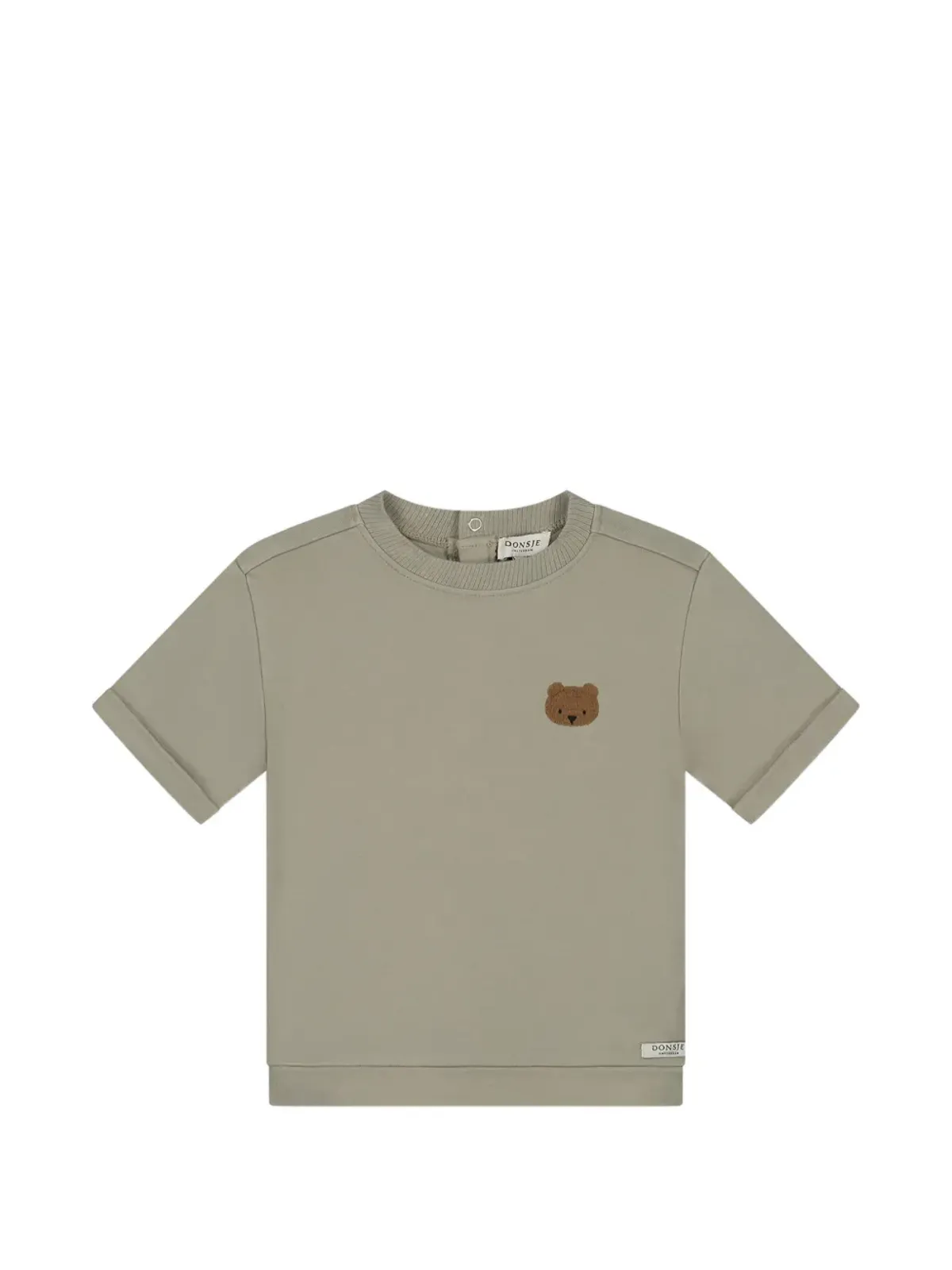 Donsje くま刺繍入り Tシャツ - 画像1