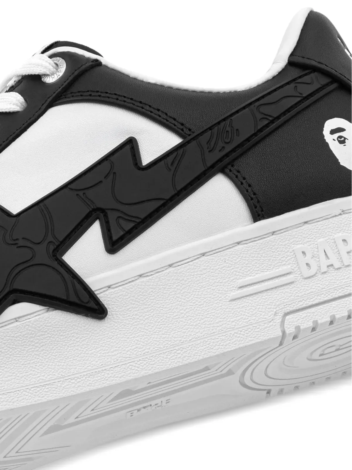 A BATHING APE® スターモチーフ レースアップスニーカー - 画像5