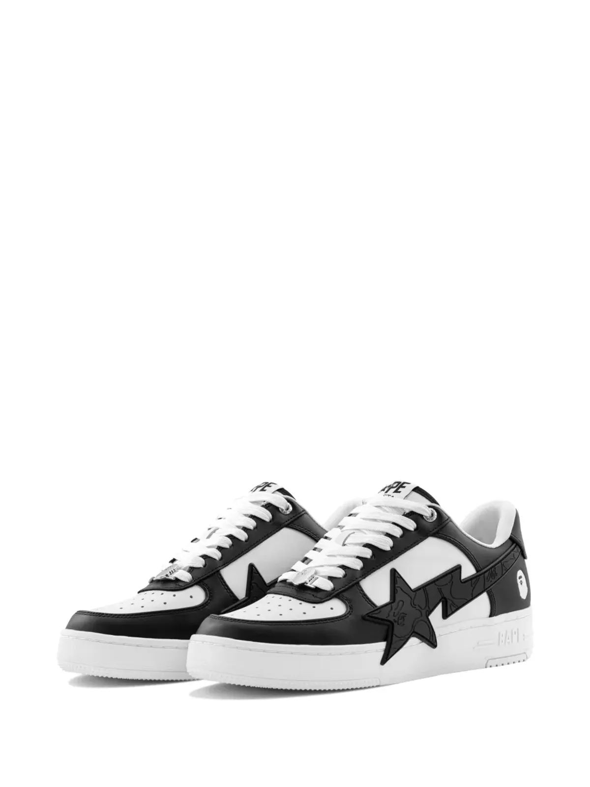 A BATHING APE® スターモチーフ レースアップスニーカー - 画像2