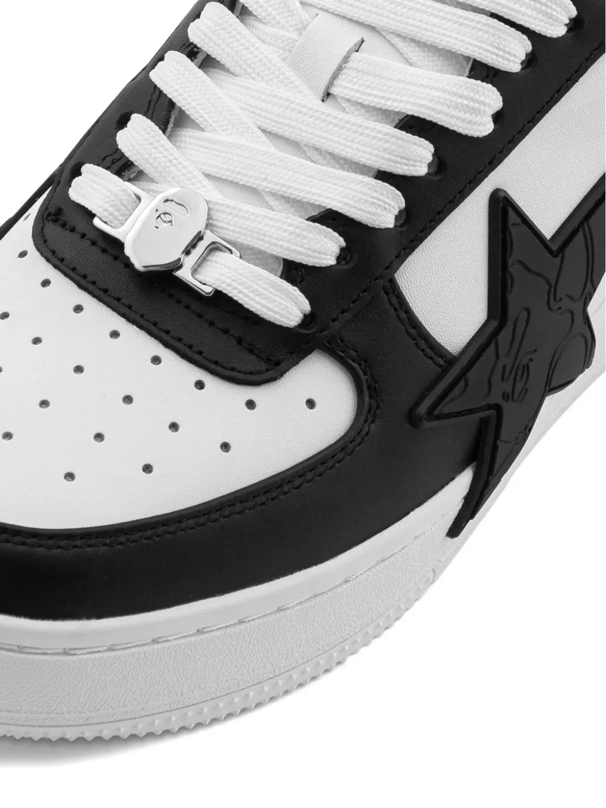 A BATHING APE® スターモチーフ レースアップスニーカー - 画像4
